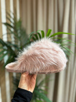 Pink Fluffy Mule Slippers